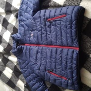 Stormtech western star logo puffer jacket size medium NWT